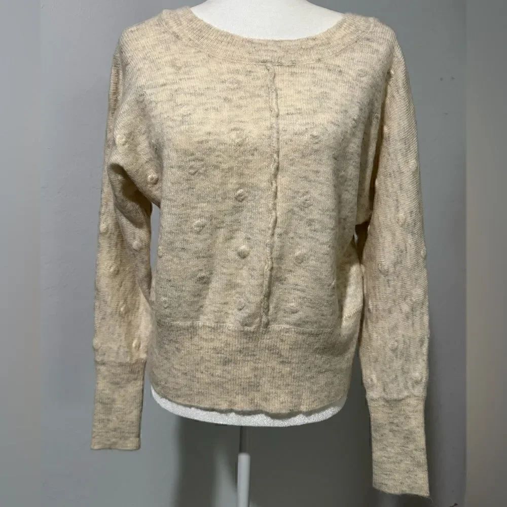 WilliamRast xs sweater Swiss dot cream alpaca blend